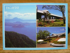 Tagaytay, Vulcano Taal Filippine - Cartolina d'epoca  - Foto 1 di 2