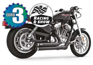 INDEPENDENCE BLACK SHORTY EXHAUST by Freedom HD00004 Harley XL Sportster 2004-13 - Picture 1 of 7