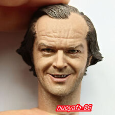 1/6 Scale Shining Jack Nicholson Head Sculpt For 12"Male Soldier Figure Body Toy