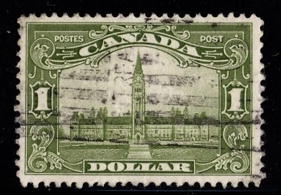 #159 Parliament $1 Canada used well centered cv $120 - Image 1 of 2