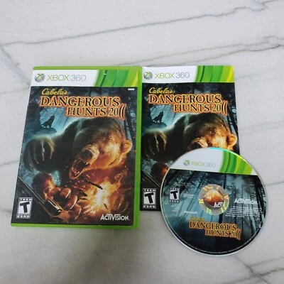 Cabela's Dangerous Hunts 2011 Microsoft Xbox 360 Complete w/ Manual Tested CIB - Image 1 of 2