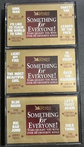 Readers Digest Something for Everyone | 3 Casette Set 61 Tracks 50s/60s VGC - Picture 1 of 3
