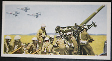 British Army  Anti-Aircraft Gun Crew  Vintage 1938 Illustrated Card  ED01M