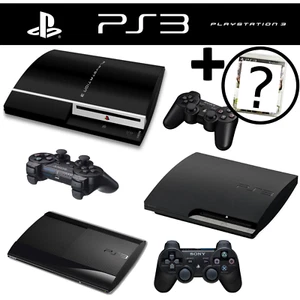Ps3 Playstation PS 3 Super Slim Fat Console Completa + Controller Cavi e Gioco - Imagen 1 de 14