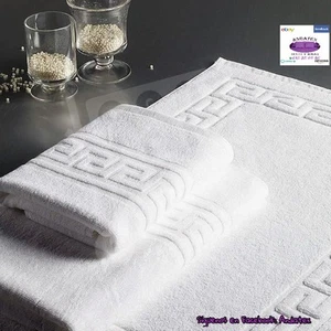 Toallas y Alfombras de baño de Hosteleria 100%Algodón con Greaca romana 450gr/m² - Imagen 1 de 3
