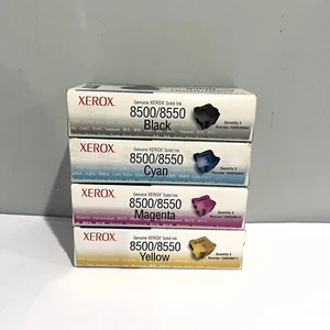 Genuine Xerox 8500/8550 Color Solid Ink 4PK 108R00668 -69-70-71 NEW - Picture 1 of 4