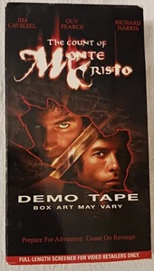 The Count Of Monte Cristo VHS *Demo* - Jim Caviezel, Guy Pearce, Richard Harris - Picture 1 of 5