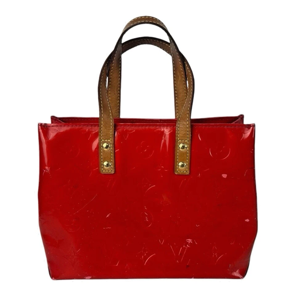 Bolso de Mano Bolso de Mano Louis Vuitton Reade PM Rojo Vernis Cuero **LEER** Foto 1 de 4
