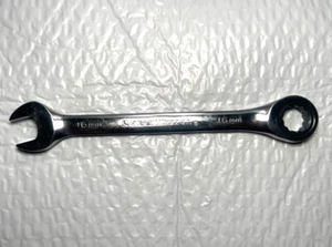 GEARWRENCH 16MM. RATCHETING COMBINATION WRENCH, 12 POINT, 8.25" LONG. - Picture 1 of 6
