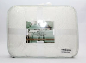 Sophia & William 3 Piece Quilt Set - Soft & Lightweight Ivory King hypoallergeni - Imagen 1 de 2