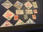 monaco stamps mint and used nice lot of 14 hinged 