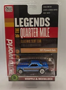 NEW Auto World Legends Of The Quarter Mile Whipple & McCullough Cud HO Slot Car - Imagen 1 de 1