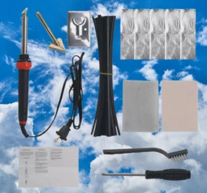 100 Watts Plastic Welding Kit With Welder, Rods, Reinforcing Mesh Soldering Iron - Picture 1 of 24