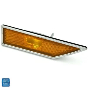 70-72 Oldsmobile Cutlass 442 Fender Side Marker Light Lamp Amber Lens FRONT RH - Picture 1 of 3