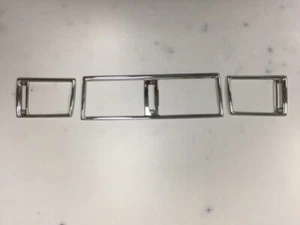  Air Vent Frame Rim Stainless Chrome FOR '1993-'2000 MERCEDES BENZ W202 C-CLASS - Picture 1 of 2