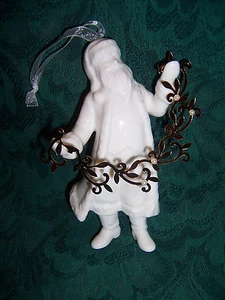 Hallmark Keepsake Ornament St Nick white porcelain china Santa NEW boxed - Picture 1 of 1