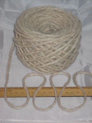 100g Ball 100% Pure Natural Berber Rug Knitting Yarn Wool Grey Thick Chunky  • 3.44€