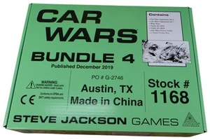 Steve Jackson Games Car Wars Paquete 4 Bolsillos Caja (2019) Stock 1168 Completo - Imagen 1 de 6