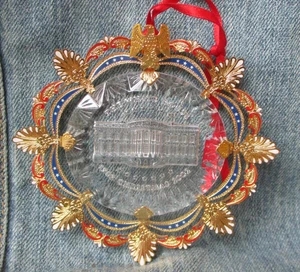 OFFICIAL 2002 WHITE HOUSE ANNUAL ORNAMENT Vintage Christmas Tree Ornament ORN88 - Picture 1 of 2