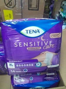 TENA Sensitive Care Overnight Underwear XLarge 4 Pack, 56 Ct 055764 - Picture 1 of 6