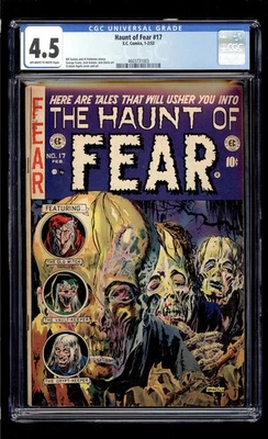 Haunt of Fear #17 1953 CGC 4.5 VG+ OW/W High Definition Scans** - Image 1 of 2