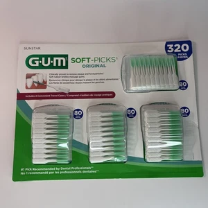GUM Soft-Picks Original Dental Picks, 320 Count - Picture 1 of 2