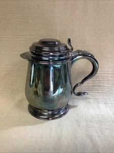 Franklin Mint The Benjamin Franklin Tankard Silver Plated 1978 W/ Dust Bag - Picture 1 of 5