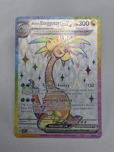 Juego de cartas coleccionables Pokémon: Surging Sparks - Alolan Exeggutor ex (225/191) Holo artístico completo  - Imagen 1 de 3