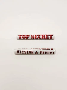 ¡Lanard The Corps de colección! Top Secret Rollos Papeles Piezas Accesorios Lote De 2 - Imagen 1 de 2