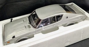 Kyosho 1/12 SAMURAI Nissan Skyline 2000 GT-R KPGC110 Silver w/box Used - Picture 1 of 10