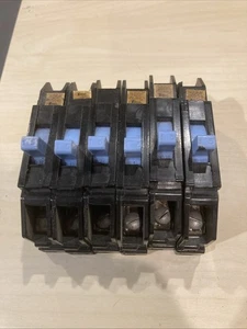 Zinsco 15 Amp 1 Polo Disyuntor 15A 1P Tipo T Eléctrico AZUL T15 6 Ok Lote - Imagen 1 de 4