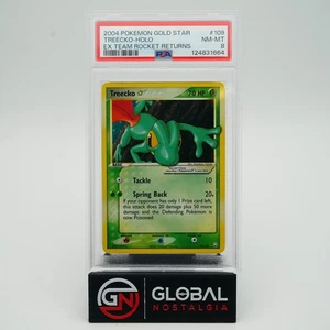 Treecko Gold Star 2004 Ex Team Rocket Returns Holo #109 PSA 8 - Bild 1 von 2