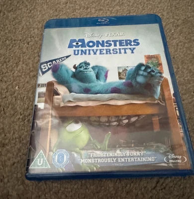MONSTERS UNIVERSITY Blu-ray - Disney Pixar Prequel - Like New! - Image 1 of 2