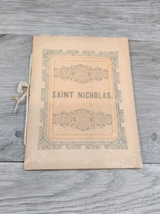A Visit From St Nicholas by Clement C Moore REPRINT of 1849 Book Spalding & Shep - Picture 1 of 10