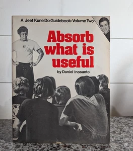 Absorb What Is Useful Dan Inosanto SIGNED Jeet Kune Do Guidebook OOP Bruce Lee - Imagen 1 de 8