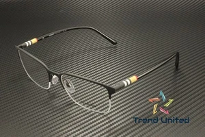 BURBERRY BE1323 1213 Black Rubber Demo Lens 54 mm Men's Eyeglasses - Picture 1 of 5