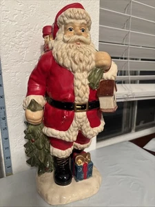 Vintage Santa Clause Department 56 Glazed ,14” - Picture 1 of 11