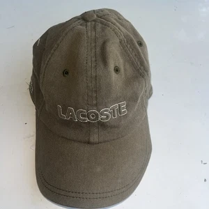 Lacoste Vintage Cap Grün | Verstellbar | Neu Mit Etikett - Bild 1 von 7