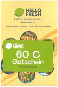 Hello Fresh 60€ Gutschein für die ersten vier Boxen - Bild 1 von 2