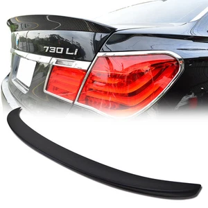 Unpainted For BMW F01 F02 7-Series Boot Trunk Spoiler 760Li ActiveHybrid Sport - Picture 1 of 5