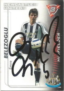 EMRE BELEZOGLU SIGNED NEWCASTLE 2005/2006 SHOOT OUT TRADING CARD+COA - Picture 1 of 1