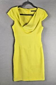 BLACK HALO Jackie O Sleeveless Dress Size 6 Yellow Orig. $375 - Picture 1 of 10
