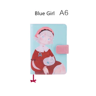 Kinbor Lindo Niñas A6 Cuaderno Estilo Hobonichi Cuero Cubierta Viaje 2018 Planificador  Foto 1 de 4