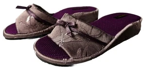 Woman’s Ciccia Bella Arch Support Slide Shoe Grape Crush Dragon Fly Size L 9-10 - Picture 1 of 8