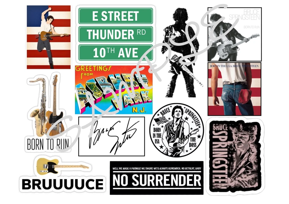 Bruce Springsteen Edible Icing Sheet A4 Cake Toppers