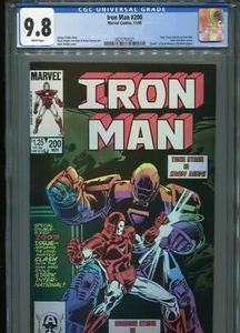Iron Man #200 (Nueva armadura Iron Man) CGC 9,8 WP - Imagen 1 de 3
