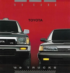 Folleto de automóvil Toyota 1989 línea completa - Imagen 1 de 1