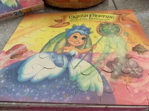 MILTON BRADLEY 1984 PUZZLE CANDY LAND QUEEN FROSTLINE 24 TEILE KOMPLETT - Bild 1 von 2