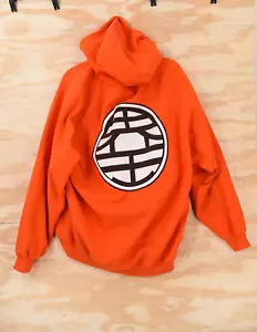 Dragon Ball Z Kame Symbol Full Zip Hoodie Mens 2XL Ripple Junction - Picture 1 of 8