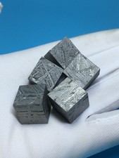 5pcs Aletai Meteorite 118.8g cube collectibles amulet specimen iron-nickel RARE